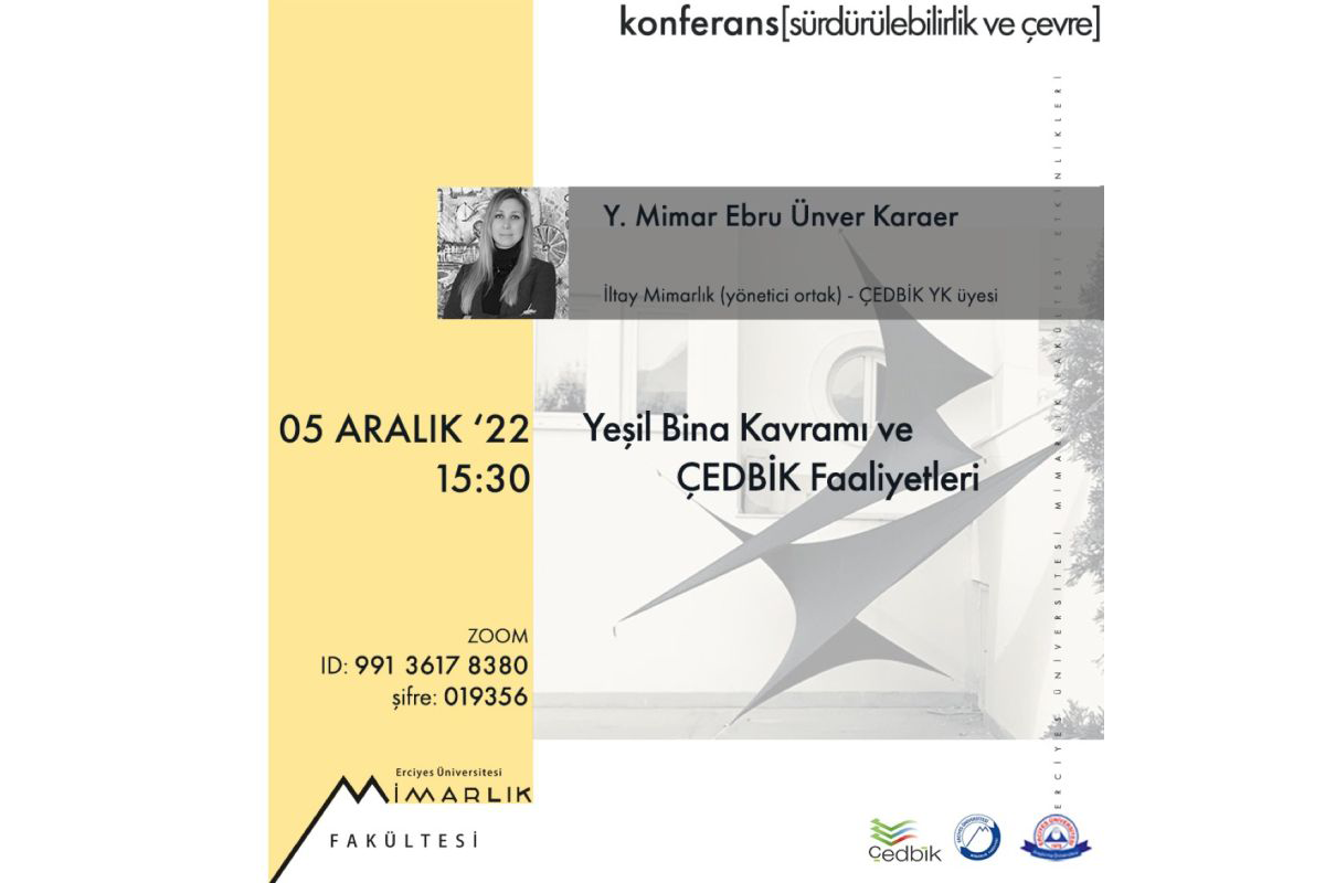 Yeşil Bina Kavramı Ve Çedbik Faaliyetleri 